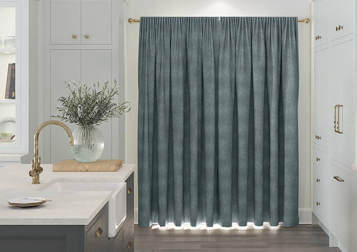 Florence Faux Suede, Mid Grey - Made to Measure Curtains - Image 7